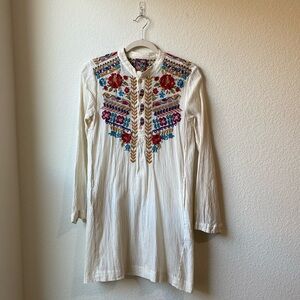 Johnny Was | Crepe embroidered tunic